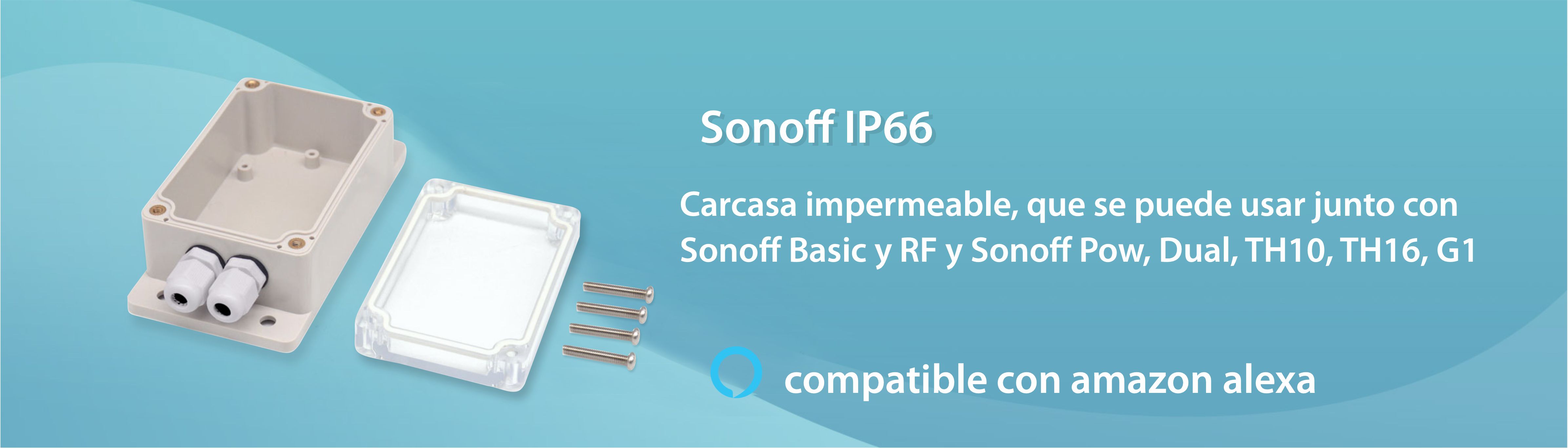 Carcasa impermeable para relé Sonoff IP66
