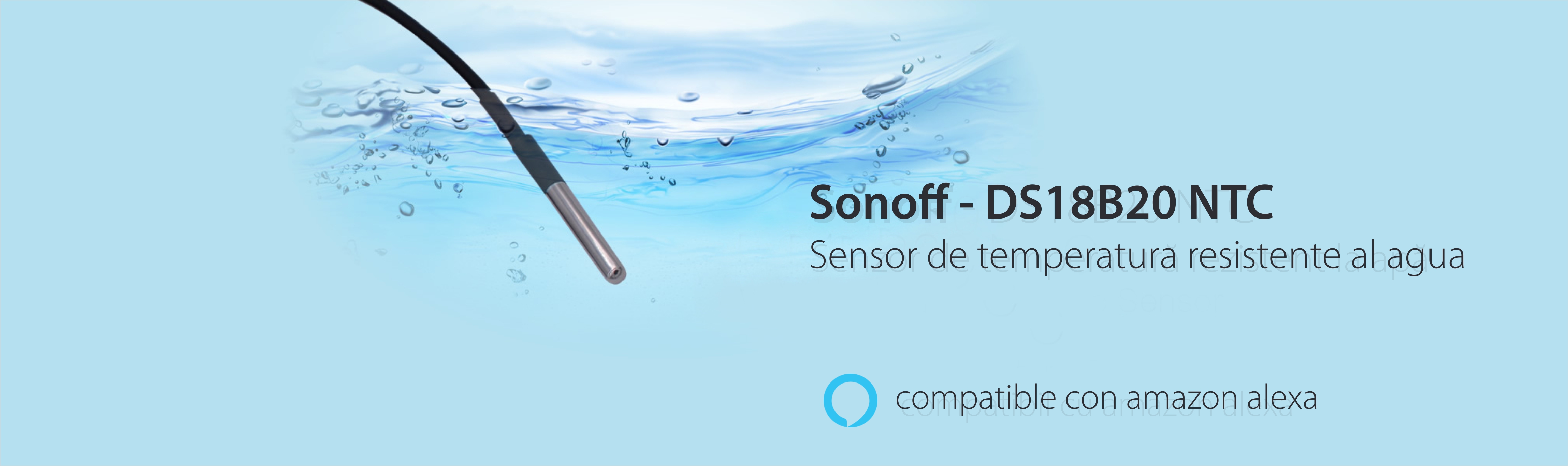 Sensor de temperatura impermeable Sonoff