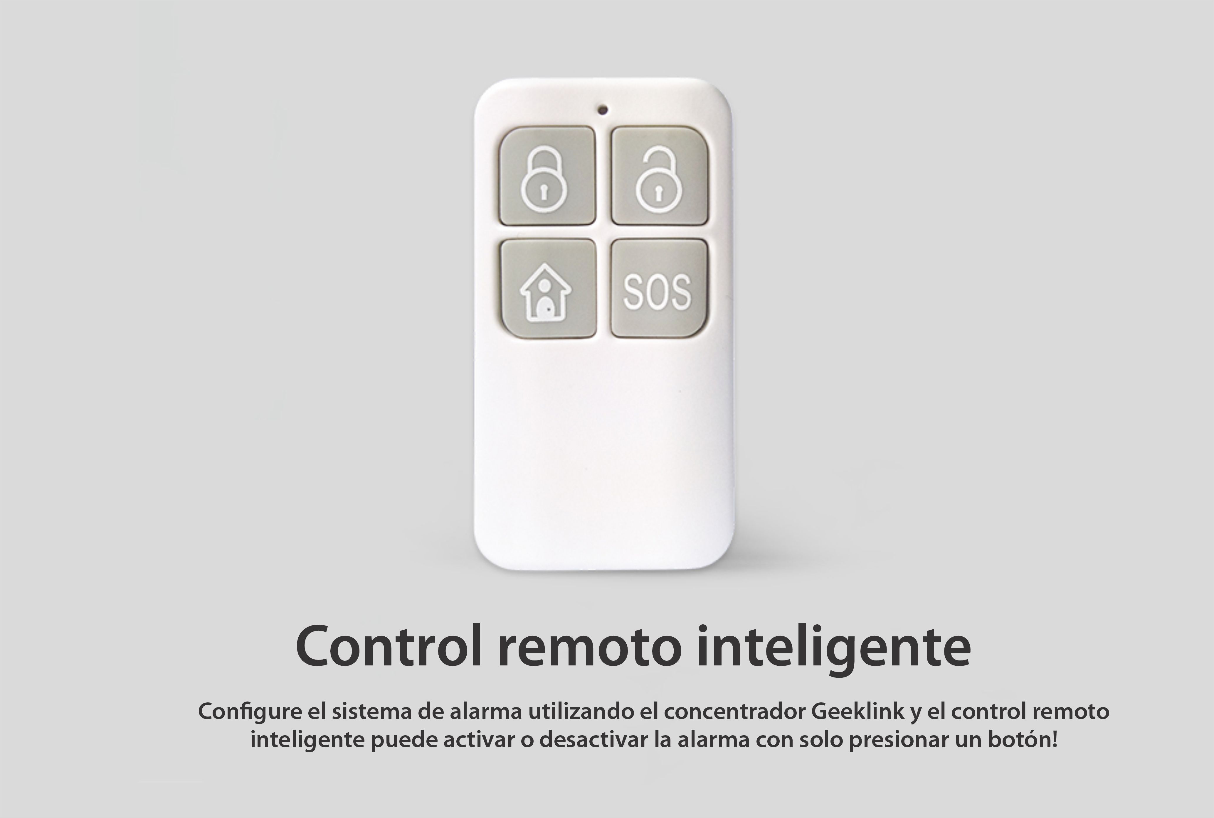 Control remoto inteligente Geeklink, wi-fi, función SOS