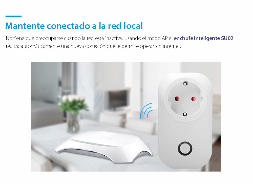 Enchufe inteligente Red Sun RS-SU02, monitoreo de energía, compatible con Amazon Alexa, control del teléfono móvil