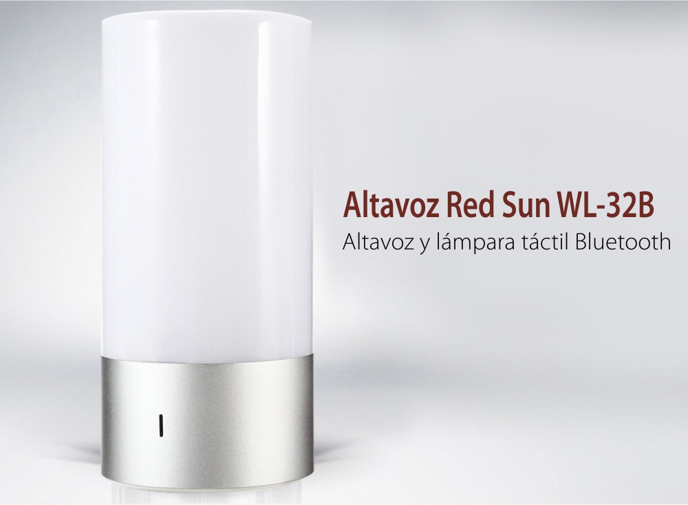 Altavoz y lámpara inteligente con función de batería externa Red Sun RS-WBSL-32B
