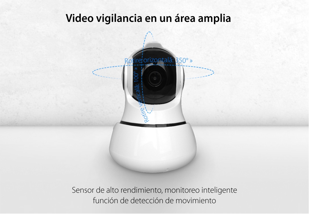 Cámara de vigilancia inteligente con Wi-Fi 360, infrarrojos Orvibo SC30PT