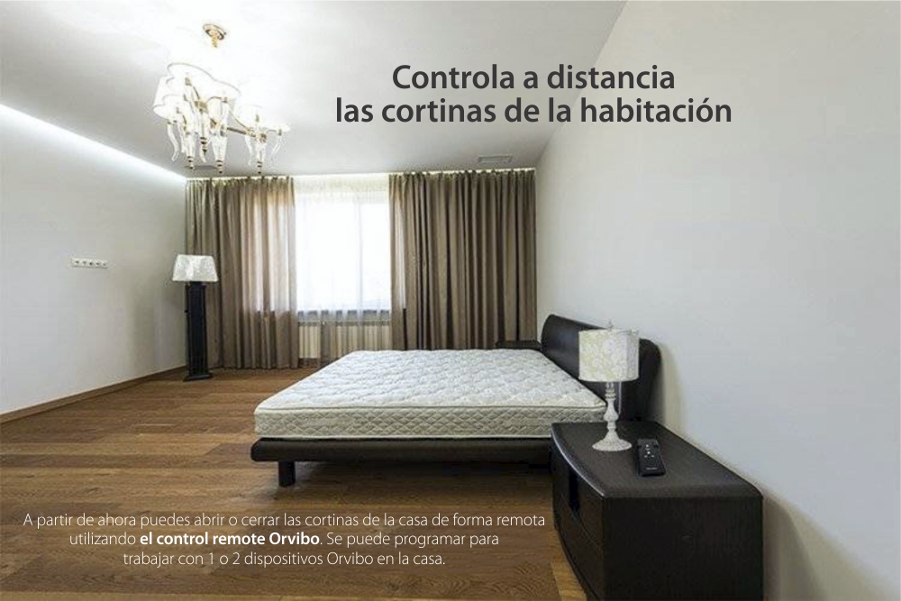 Control remoto Orvibo para cortinas y puertas de garaje