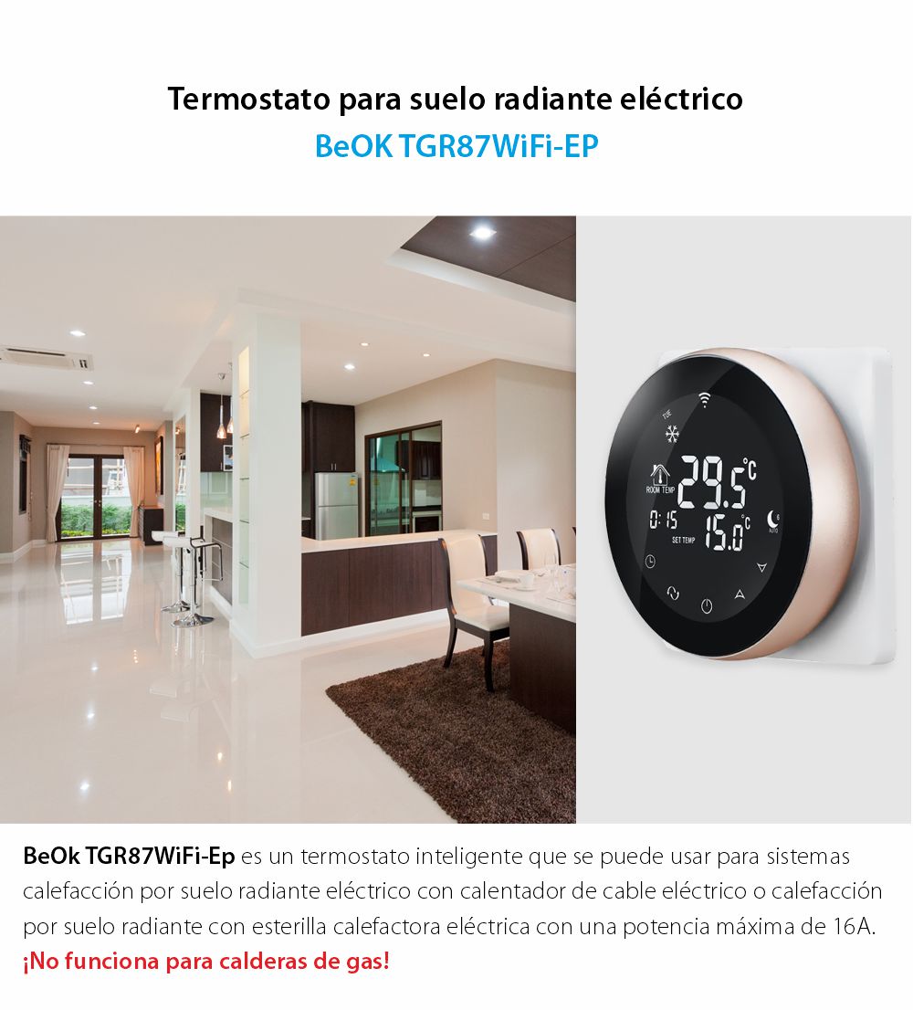 Controla la calefacción con el móvil, Google Home o Alexa con este  termostato WiFi por 40 euros