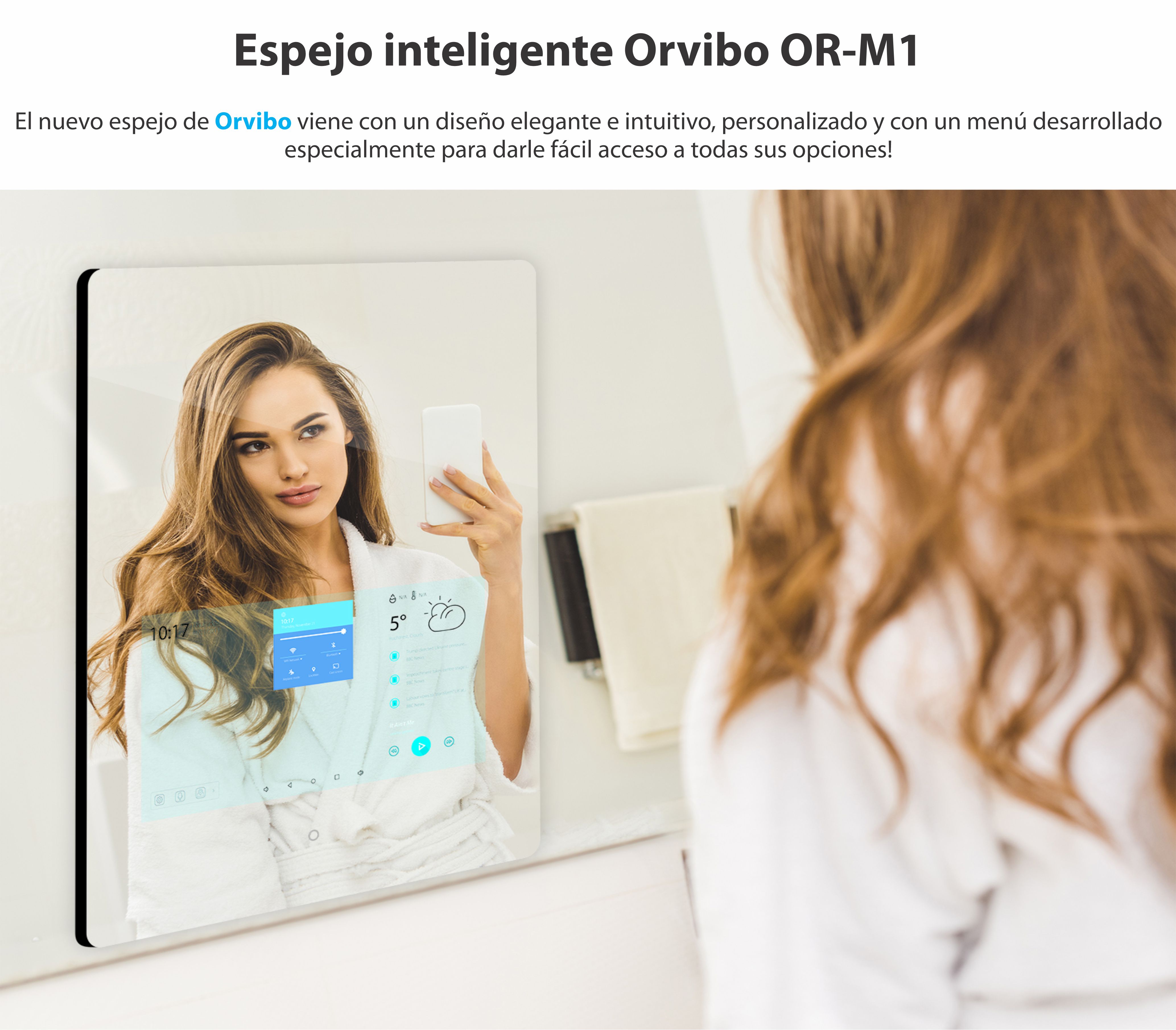 Espejo inteligente 21.5″ Orvibo OR-M1, Android