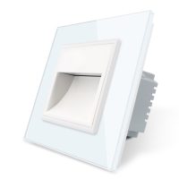 Luz de noche LED Livolo con marco de vidrio