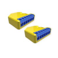 Paquete de 2 relés inteligentes para tira de LED RGB Shelly RGBW2, Wi-Fi, 4 canales, Control desde aplicación