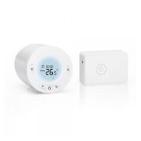 Kit cabezal termostático para radiador, Meross MTS100H, Compatible con Amazon Alexa, Google Home e IFTTT