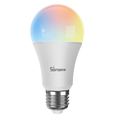 Bombilla LED inteligente Sonoff B05-B-A60, RGB, 9 W de potencia, 806 LM, control desde aplicación