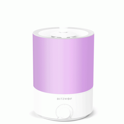 Humidificador y difusor de sabores BlitzWolf BW-SH2, Capacidad 4 L, Luz RGB, Control desde aplicación