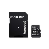 Tarjeta de memoria microSDXC + Adaptador SD, GOODRAM M1AA-1280R12, 128 GB, Memoria interna UHS-I