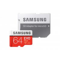 Tarjeta de memoria Samsung EVO Plus 64 GB MB-MC64HA + Adaptador SD, memoria interna UHS-I