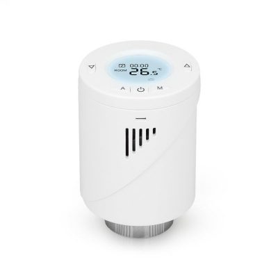 Cabezal termostático inteligente para radiador, Meross MTS100, Compatible con Amazon Alexa, Google Home e IFTTT