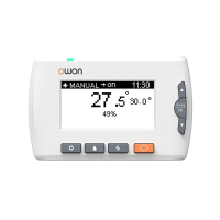 Termostato inteligente Owon para la central térmica LCD 3.0″, Control desde aplicación, Batería de 500 mAh