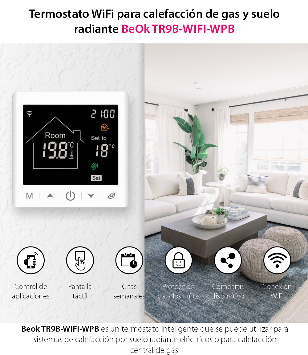 Controlar la calefacción desde el móvil con un termostato wifi - Seralgas,  confort natural