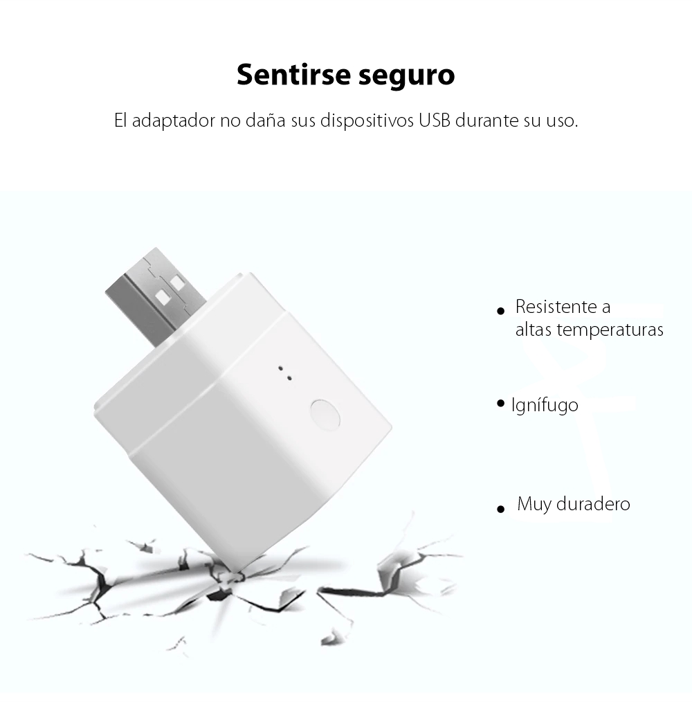 Adaptador USB inteligente Sonoff, Micro, 5V, Inalámbrico, Compatible con Google Home, Alexa y eWeLink