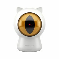 Juguete inteligente para gatos Petoneer Smart Dot, Control desde aplicación, Programación, Alimentación USB