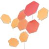 Kit 9 Panouri luminoase Nanoleaf Shapes Hexagons, 16 Milioane culori, Tehnologie LED RGBW, Cablu 2.5 m