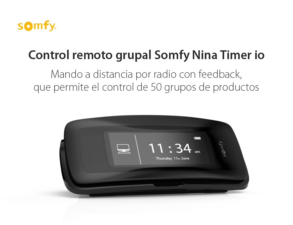 Control remoto radio feedback Nina Timer IO, Cronómetro, Inteligente, Negro, Wi-Fi, Control 40 grupos de productos