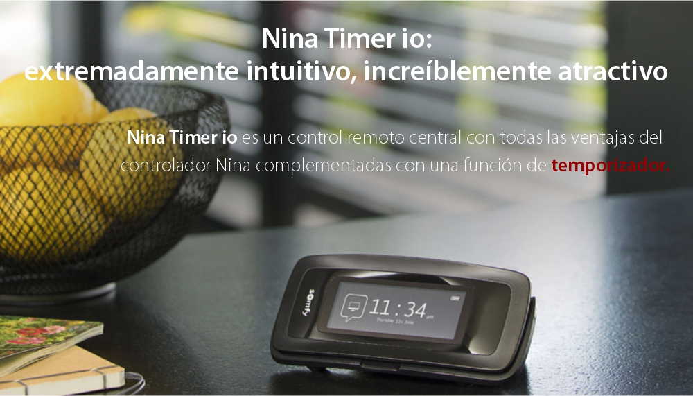 Control remoto radio feedback Nina Timer IO, Cronómetro, Inteligente, Negro, Wi-Fi, Control 40 grupos de productos