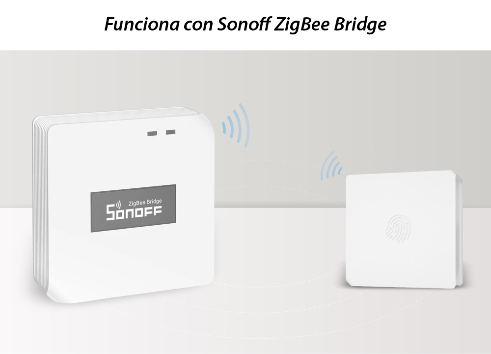Interruptor inteligente inalámbrico Sonoff, Protocolo ZigBee, Control desde aplicación