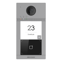Panel exterior videoportero DS-KV8113-WME1, Control de acceso integrado, Distancia IR de 3 metros, Cámara de 2 MP, Resolución 1080P