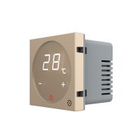 Mecanismo Termostato digital Livolo para sistemas de calefacción eléctricos – nueva serie culoare aurie