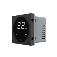 Mecanismo Termostato digital Livolo para sistemas de calefacción eléctricos – nueva serie culoare neagra