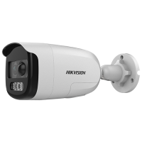 HikVision ColorVU Analog HD Cámara de vigilancia, resolución de 2 MP, distancia de infrarrojos de 40 m, lente de 2,8 mm