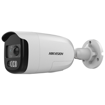 HikVision ColorVU Analog HD Cámara de vigilancia, resolución de 2 MP, distancia de infrarrojos de 40 m, lente de 2,8 mm