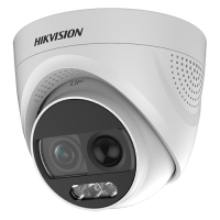 HikVision ColorVU Analog HD Cámara de vigilancia, resolución de 2 MP, lente de 2,8 mm, infrarrojos, alarma