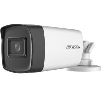 HikVision Analog HD Cámara de vigilancia, resolución de 2 MP, lente de 2,8 mm, IR distancia 40 m, micrófono integrado