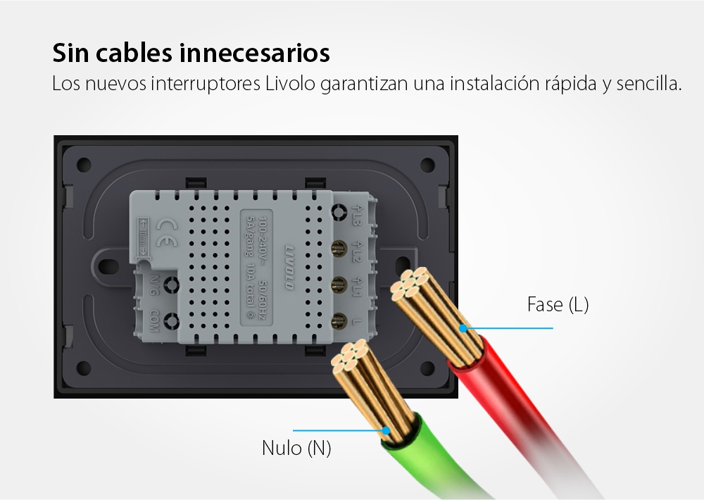Doble tactil CONMUTADOR Interruptor  - Interruptores Tactiles Livolo