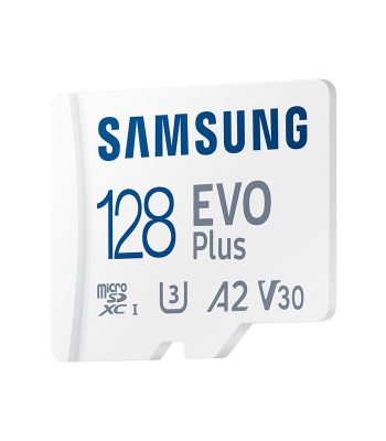 Tarjeta de memoria MicroSDXC Samsung Evo Plus + Adaptador SD, memoria 128 GB, UHS-I