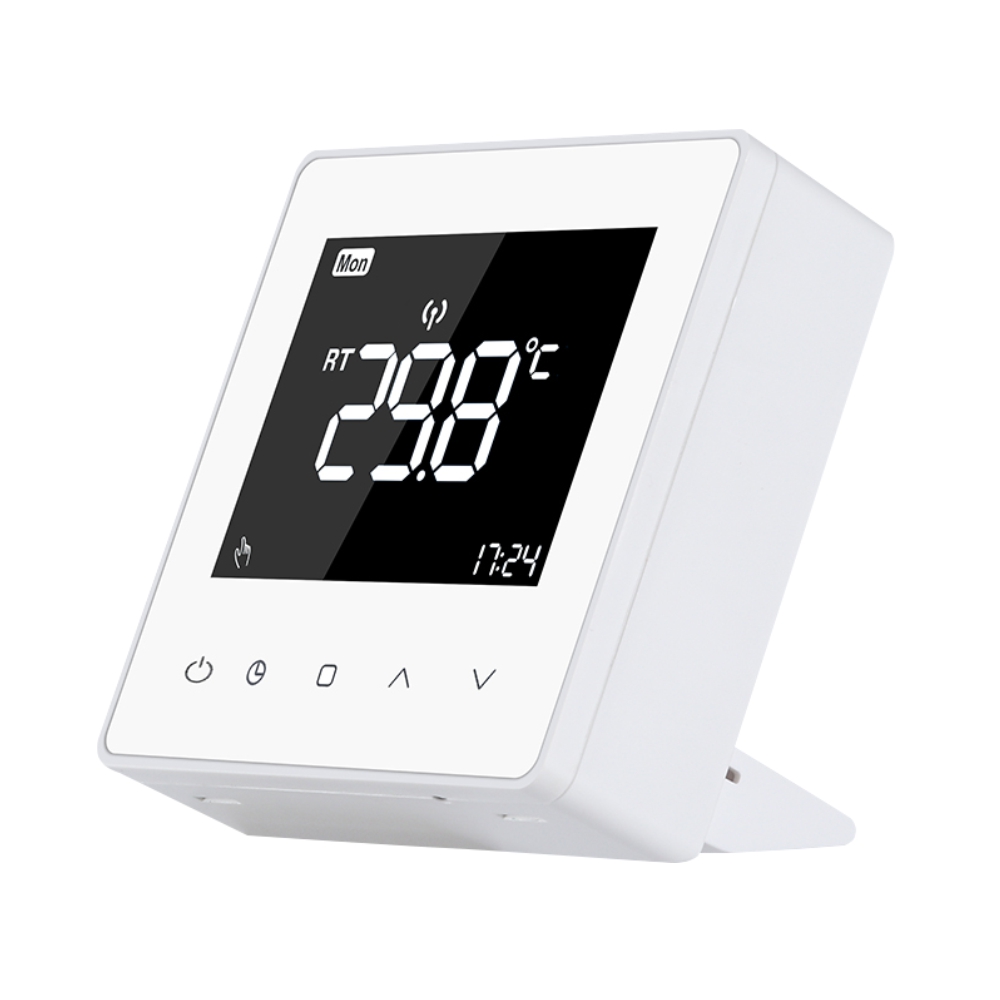 Compre Alexa Wifi Termostato Cuadrado 3a Agua Calefacción Termostato Blanco  Voz Programable Digital Lcd Táctil y Termostato de China por 20 USD