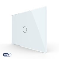 Interruptor simple táctil Wi-Fi LIVOLO de vidrio, estándar italiano – Serie Nueva