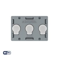 Módulo interruptor triple táctil Wi-Fi LIVOLO estándar italiano – Serie nueva