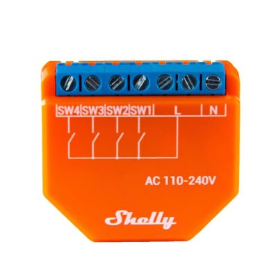Relé inteligente Shelly Plus I4, Programación, Control desde la aplicación, 4 Canales
