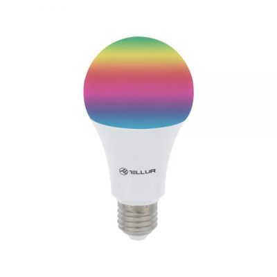 Bombilla LED inteligente Tellur, inalámbrica, E27, 10W, 1000lm, luz blanca/cálida regulable