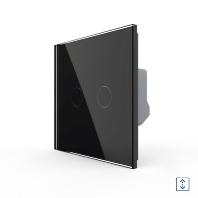 Interruptor táctil para cortinas de vidrio LIVOLO – Nueva serie culoare neagra