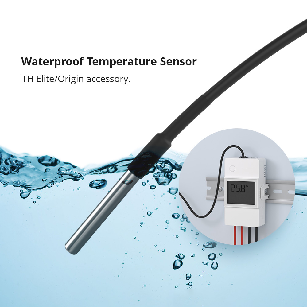 Sensor de temperatura resistente al agua Sonoff DS18B20-RJ9