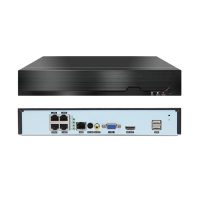 NVR con 4 Canales Besnt BS-N04PT, 4 CH POE NVR, H.265, 1080P, 5MP