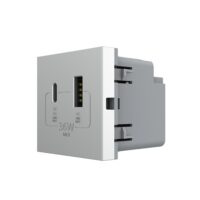 Módulo de Enchufe USB-A + USB-C LIVOLO – Nueva Serie culoare gri